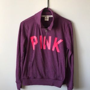 VS PINK Quarter Zip• S